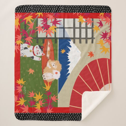 AKI Chow Sherpa Blanket Sherpadecke (Vorderseite)