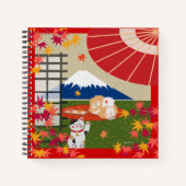 AKI - Im Herbst kann das Notebook Papier/Cover/bin Notizblock (Vorderseite)