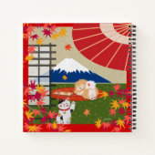 AKI - Im Herbst kann das Notebook Papier/Cover/bin Notizblock (Rückseite)