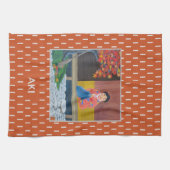 Aki Japanische Herbstsaison Kunst Geschirrtuch (Horizontal)