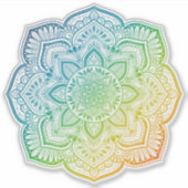 Aki Mandala Custom-Cut Vinyl Sticker (Vorderseite)