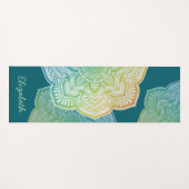 Aki Mandala Personalized Yoga Mat Yogamatte (Vorderseite (Horizontal))