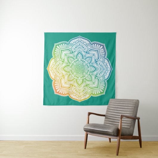Aki Mandala Wandteppich (Beispiel (Horizontal))
