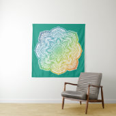 Aki Mandala Wandteppich (Beispiel)