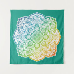 Aki Mandala Wandteppich