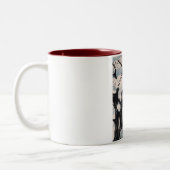 Akida japanische Blossom-Bäume. Zweifarbige Tasse (Links)