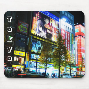 Akihabara (elektrische Stadt) in Tokyo, Japan Mousepad