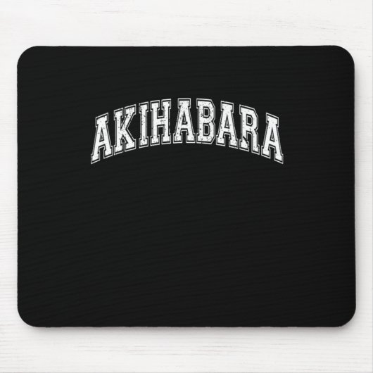 Akihabara Stadt Die elektrische Stadt Tokio Japan Mousepad (Vorne)
