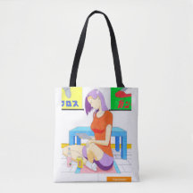 Akiko auf Zuhause Tote Bag