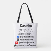 Akiko Hollywood Tote Bag Tasche (Rückseite)