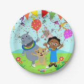Akili & Friends Paper Plate 3 Pappteller (Vorderseite)