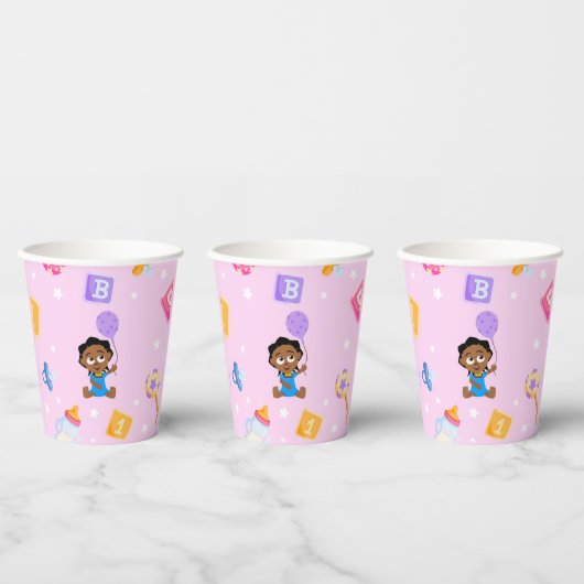 Akili und Friends Baby Shooting Paper Cup Pappbecher (Multi)