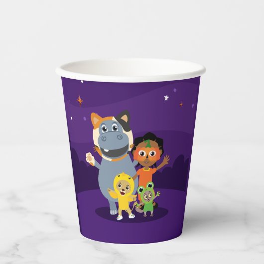 Akili und Friends Halloween Paper Cup Pappbecher (Vorderseite)