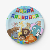 Akili und Friends Paper Plate 1 Pappteller (Vorderseite)