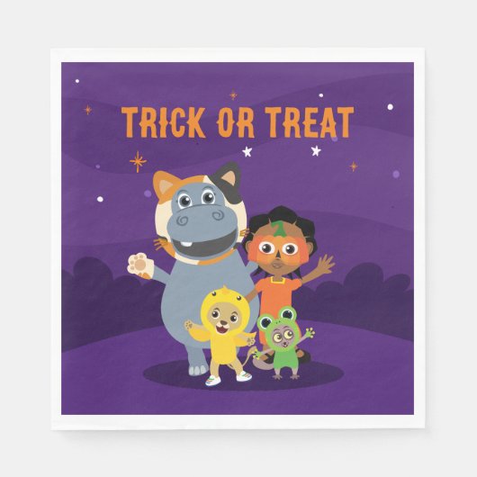 Akili und Me Baby Dusche Napkins Serviette (Vorderseite)