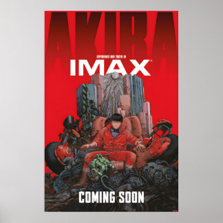 Akira Anime Film Remastered Poster - IMAX