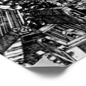 Akira Cyberpunk Stadt Explosion Manga Streifen Poster (Ecke)