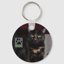 Akira der Tortie Bengalisch Keyring 1