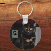 Akira der Tortie Bengalisch Keyring 1 Schlüsselanhänger (Vorderseite)
