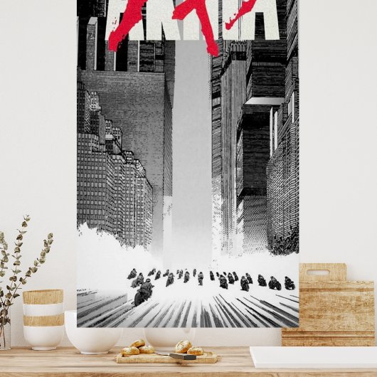 Akira Kaneda Shotaro Anime Manga Poster (Küche)