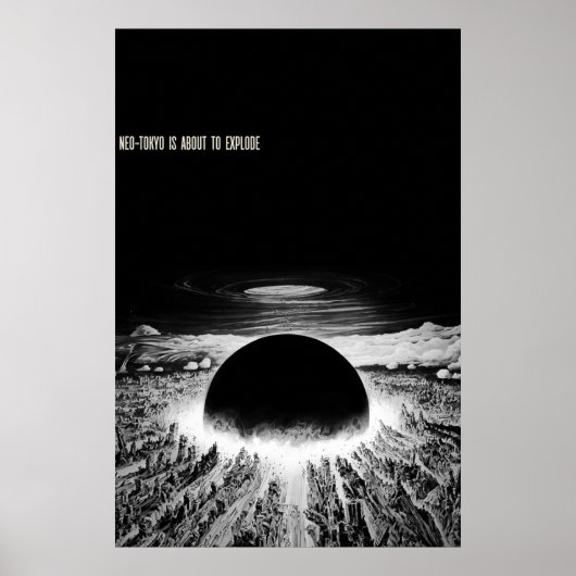 Akira Neotokyo steht kurz vor der Explosion Poster (Vorne)