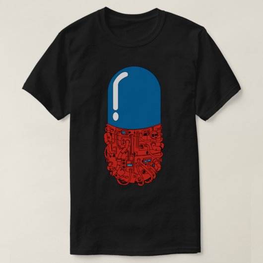 AKIRA PILLS Sticker T-Shirt (Design vorne)