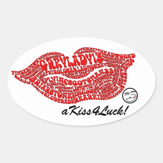 akiss4Luck Stickers (Vorderseite)