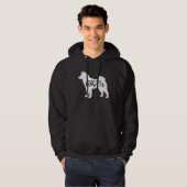 Akita   A Minimalist for Dog Hoodie (Vorne ganz)
