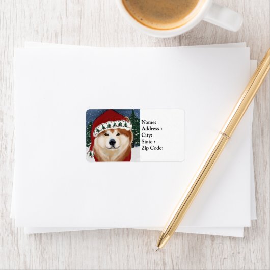 AKITA ADRESSAUFKLEBER (Insitu)