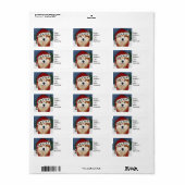 AKITA ADRESSAUFKLEBER (Vorne)