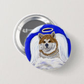 Akita Angel Button (Vorne & Hinten)