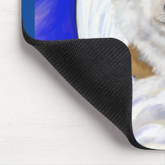 Akita Angel Mousepad (Ecke)