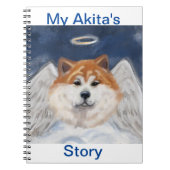 Akita Angel Notizblock (Vorderseite)
