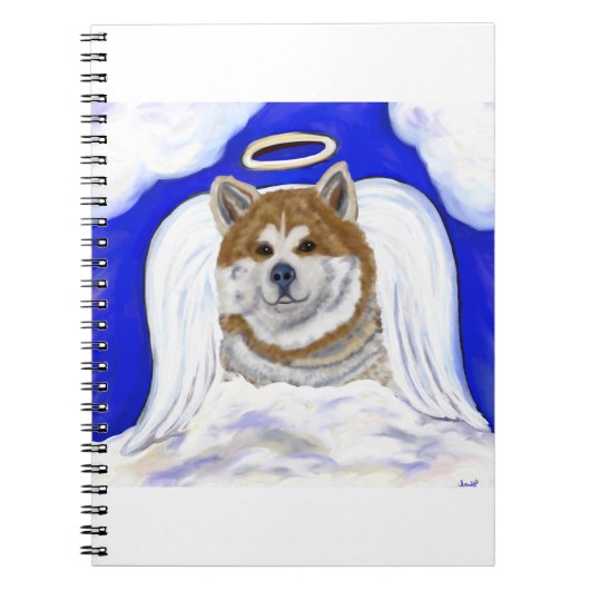 Akita Angel Notizblock (Vorderseite)