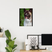 Akita Art Print Geschenke Poster (Heimbüro)