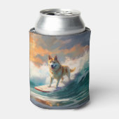 Akita Beach Surfgrafieren Dosenkühler (Kanne Vorderseite)