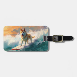 Akita Beach Surfgrafieren Gepäckanhänger