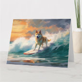 Akita Beach Surfgrafieren Karte (Vorderseite)