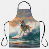Akita Beach Surfgrafieren Schürze (Vorderseite)