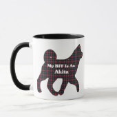 Akita BESTE FREUNDIN Tasse (Links)