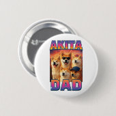 Akita Button (Vorne & Hinten)