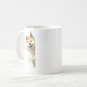 Akita Canine Kaffeetasse (Vorderseite Links)