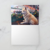 Akita Christmas Cruise: Pawsome Holiday Delight Karte (Innenseite)