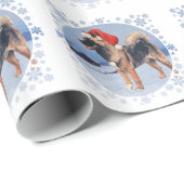 Akita Christmas Geschenkpapier (Rolleneckpunkt)