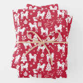 Akita Christmas Geschenkpapier Set (Beispiel)