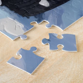 Akita Christmas Red Truck Holiday Puzzle (Seite)