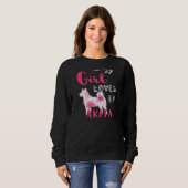 Akita Crazy Girl Akita Eigentümer Puppy Akita Dog  Sweatshirt (Vorne ganz)