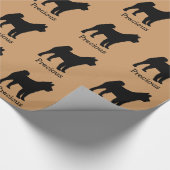 Akita Custom Wrapping Paper Geschenkpapier (Ecke)