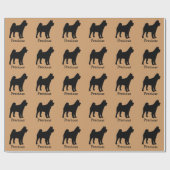 Akita Custom Wrapping Paper Geschenkpapier (Flach)