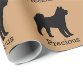 Akita Custom Wrapping Paper Geschenkpapier (Rolleneckpunkt)